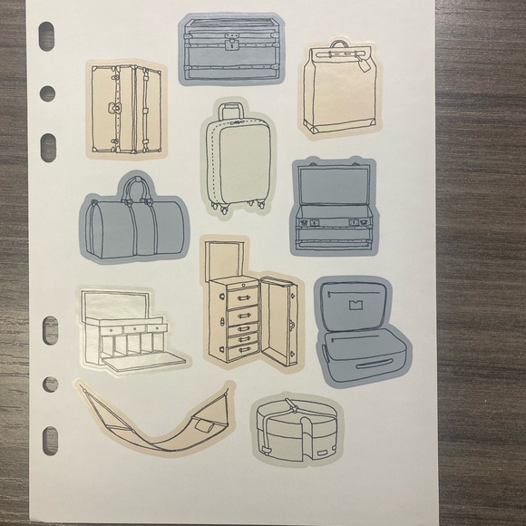 Authentic Louis Vuitton Post-it Notes and Sticker Collection - Picture 8 of 10